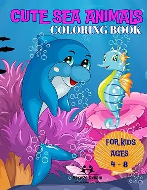 Sea Animals Coloring Book